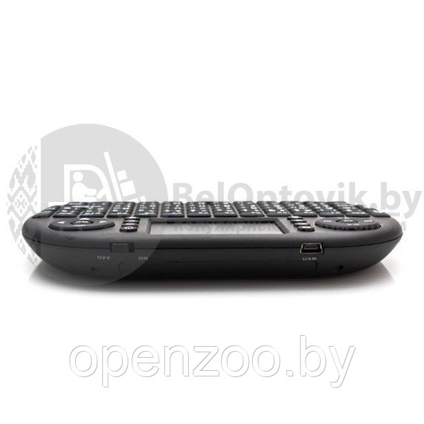 Беспроводная USB клавиатура джойстик с тачпадом для TV Mini Keyboard (клавиатура на русском и английском - фото 6 - id-p106117997
