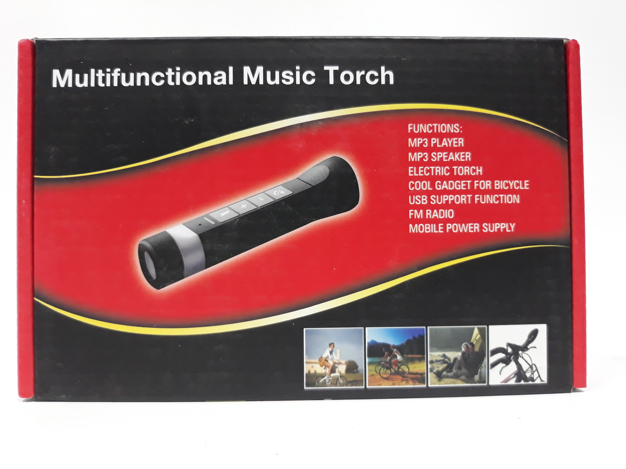 Портативная колонка 4 в 1 Multifunctional music torch