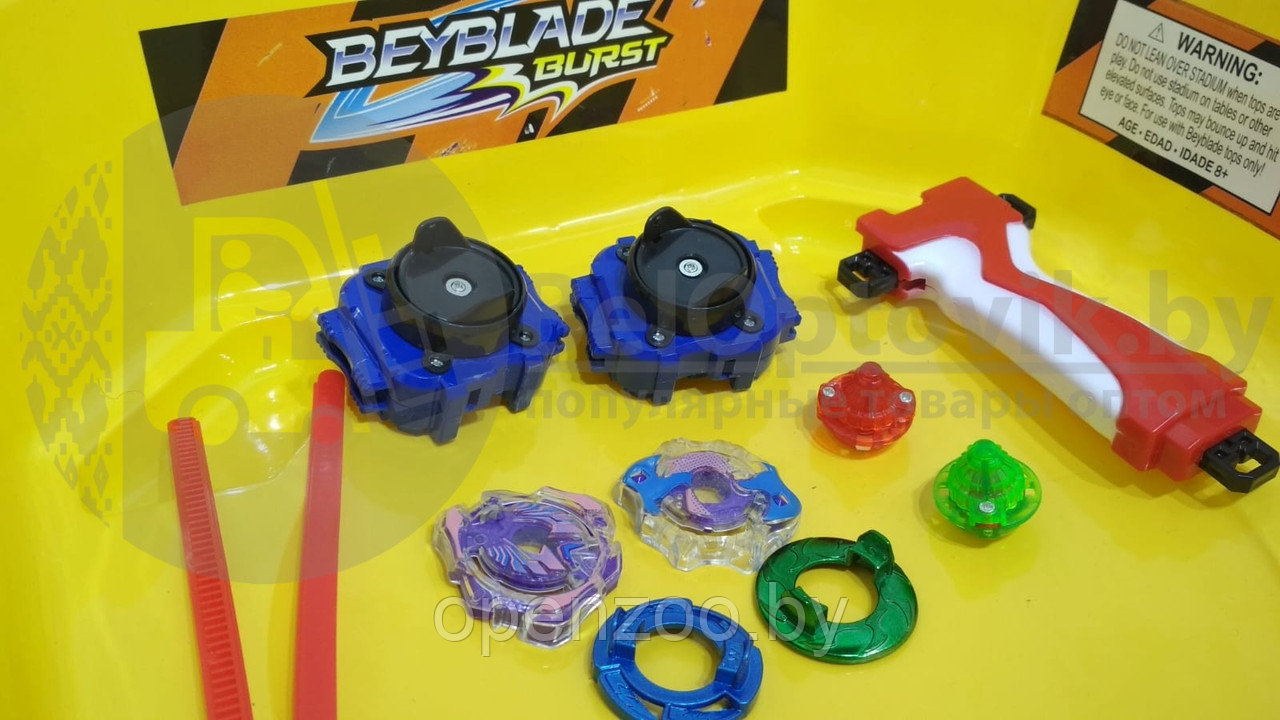 Набор Бейблэйд: Beyblade Burst (арена 2 светящихся волчка) - фото 8 - id-p92280306