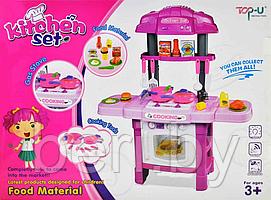 TP108 Кухня детская игровая Kitchen Set , свет, звук, 37 предметов, 86х27х71 см