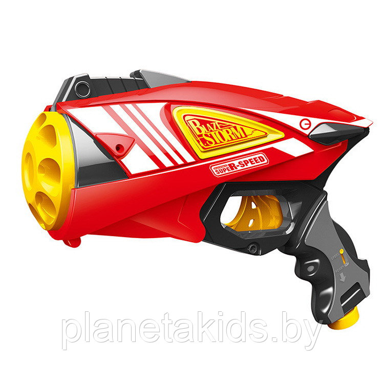Детский игрушечный пистолет с 20 мягкими пулями типа Nerf, 7038