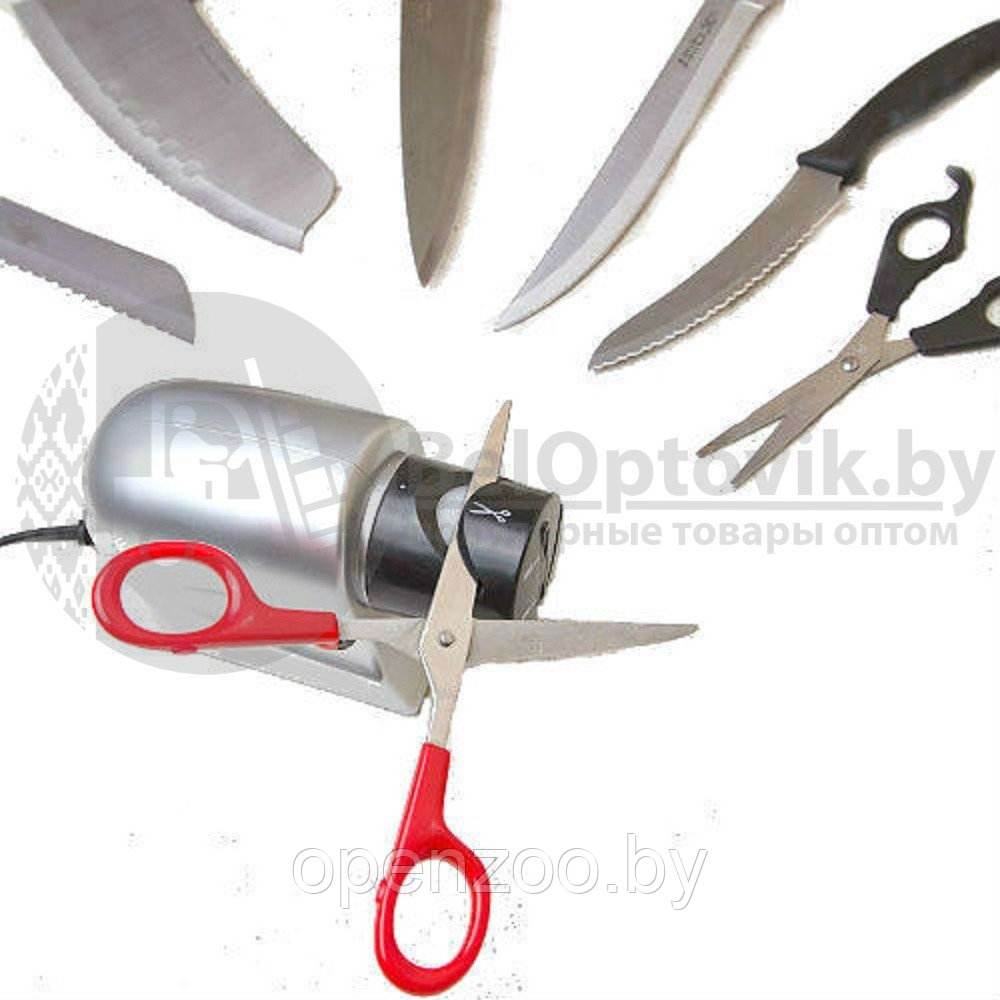Электрическая ножеточка Острые грани (Swifty Sharp) 2 в 1 от сети, 220В - фото 9 - id-p75804174