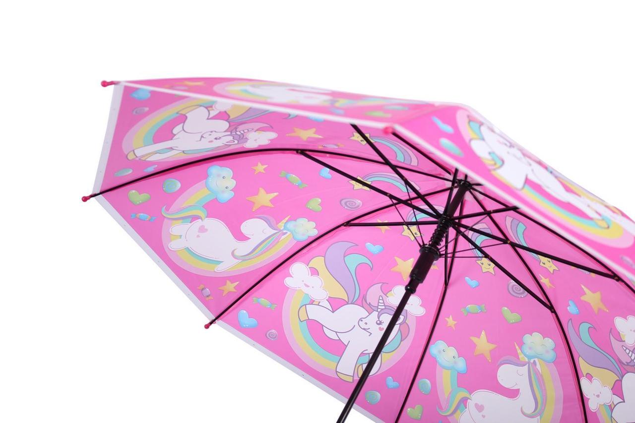 Зонт «ЕДИНОРОГ», розовый - фото 4 - id-p110547309
