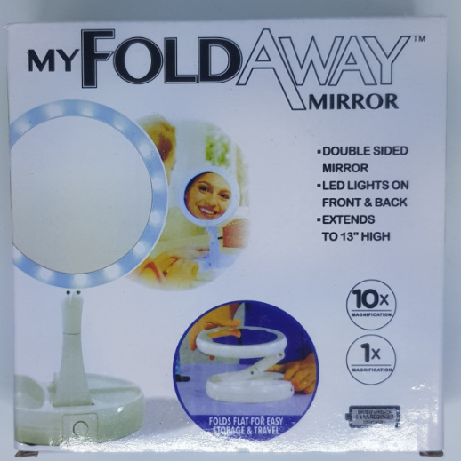 Зеркало со светодиодной подсветкой MY FOLDAWAY MIRROR - фото 9 - id-p110548099