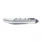 Надувная лодка Аква 2900 (слань-книжка, киль) cветло-серый / графит, фото 4