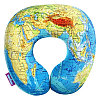 Подушка - антистресс под шею "Карта мира"