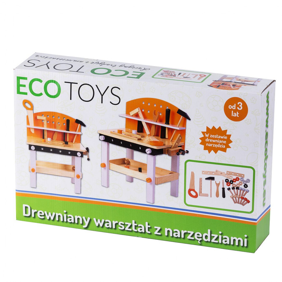 Игровой набор верстак -мастерская Eco Toys 32 предмета , арт.1176 - фото 3 - id-p110564490