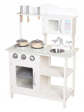 Детская деревянная кухня 85x60x30 см ECO TOYS арт. TK040( белая) - фото 5 - id-p110564500