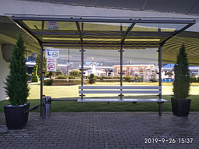 Автобусные остановки со стеклом, фото 3