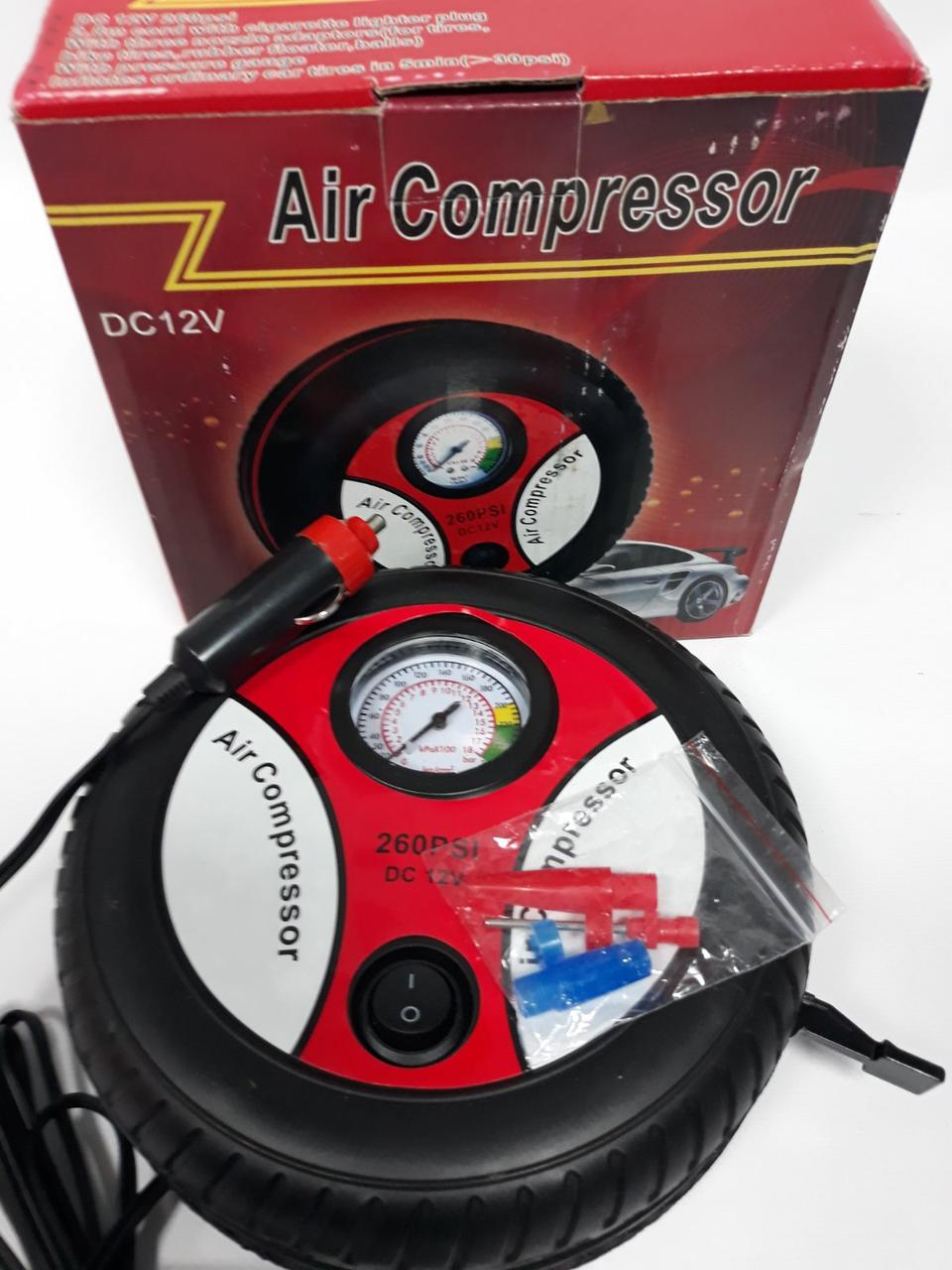 Воздушный автомобильный компрессор Air DC 12V - фото 3 - id-p110583006