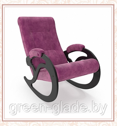 Кресло-качалка Green Glade модель 5 каркас Венге, ткань Verona Cyklam