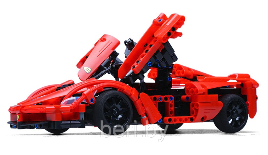 C51009W Конструктор CaDa Technic "Ferrari", 380 деталей, пульт управления, аналог Lego Technic - фото 2 - id-p110627124