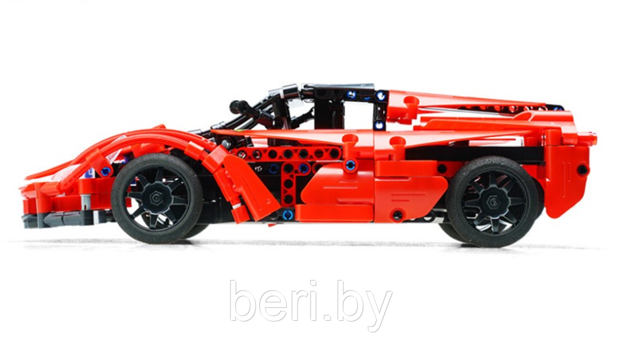 C51009W Конструктор CaDa Technic "Ferrari", 380 деталей, пульт управления, аналог Lego Technic - фото 4 - id-p110627124