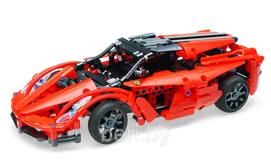 C51009W Конструктор CaDa Technic "Ferrari", 380 деталей, пульт управления, аналог Lego Technic - фото 3 - id-p110627124