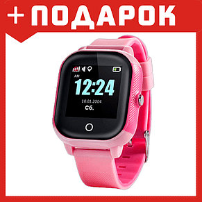 Детские часы с GPS трекером Wonlex GW700S Водонепроницаемые (Розовый), фото 2