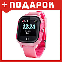 Детские часы с GPS трекером Wonlex GW700S Водонепроницаемые (Розовый)