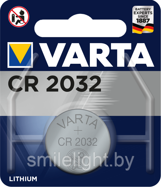 Элемент питания  VARTA Lithium CR2032 Electronics, bl.1