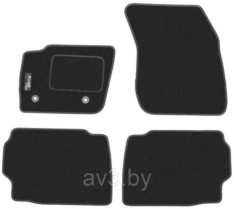 Коврики в салон ВОРСОВЫЕ Ford Mondeo 5 2014- / Ford Fusion 2014- USA / Duomat