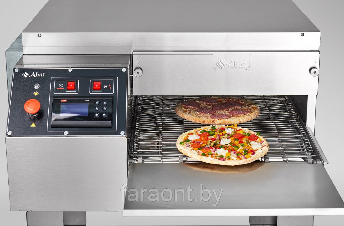 Печь для пиццы конвейерная Abat ПЭК-400 (без крыши, без основания) - фото 4 - id-p110656606