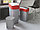 Урна для мусора Flip 45л, серый/красный, фото 2