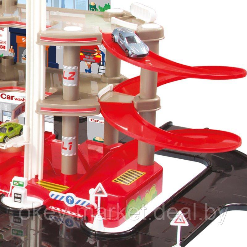 Детский игровой набор Мега большой гараж-парковка Mochtoys 11850 - фото 5 - id-p110663357