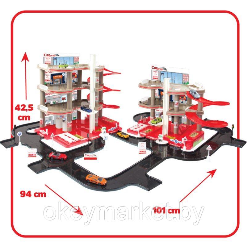Детский игровой набор Мега большой гараж-парковка Mochtoys 11850 - фото 8 - id-p110663357