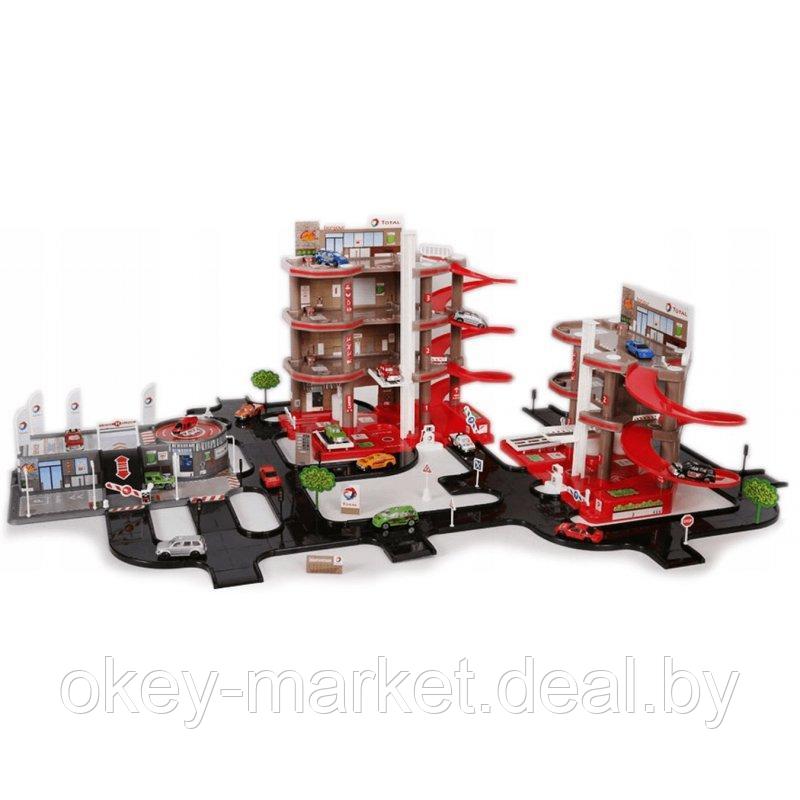 Детский игровой набор Большая Парковка Гараж с вертолетной площадкой Mochtoys 11049 - фото 2 - id-p110664858