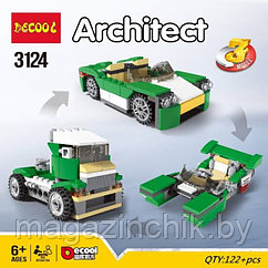 Конструктор Architect 3в1 Спорткар Decool 3124 аналог Лего