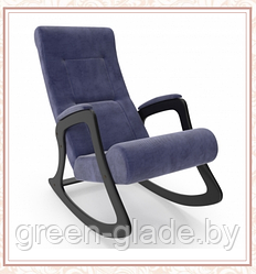 Кресло-качалка Green Glade модель 2 каркас Венге ткань Verona Denim Blue