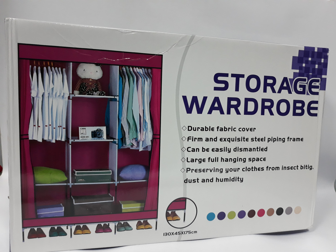 Мобильный тканевый шкаф Storage Wardrobe - фото 3 - id-p110675816