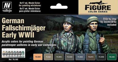 Набор VALLEJO Model Color GERMAN FALLSCHRIMJÄGER EARLY WWII (8)