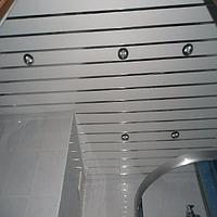 Реечный потолок Комплект д/туал 1,35*0,9м A100AS металлик