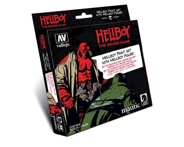 Набор VALLEJO Model Color HELLBOY PAINT SET (8 + сборная фигурка)