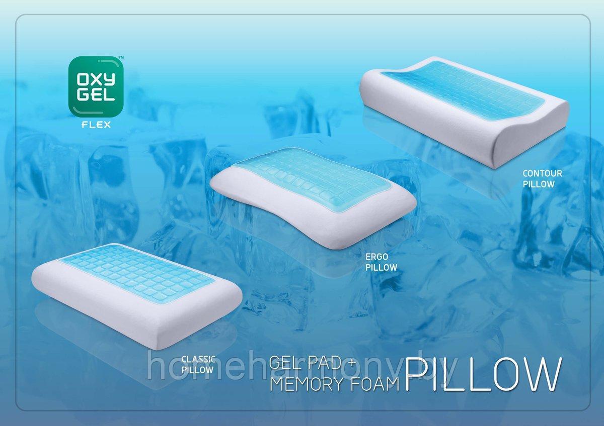 Ортопедическая подушка OXYGEL CONTOUR PILLOW - фото 3 - id-p110697523