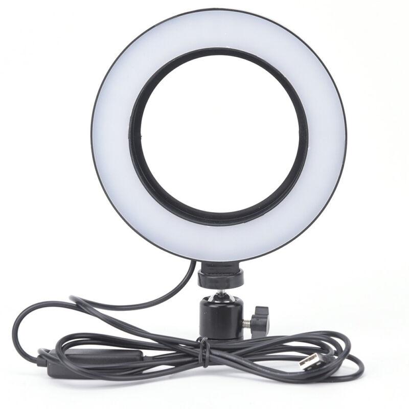 Кольцевая светодиодная лампа LED Ring 20 см + держатель на телефон + штатив (60-98 см) - фото 2 - id-p109264848