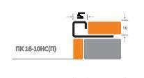 Профиль окантовочный для плитки H=6 мм К 6НСП ПОЛИРОВАННЫЙ внешний из нержавеющей стали 2,7м - фото 2 - id-p110764227