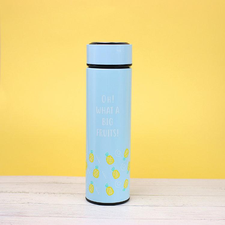 Термос "What a big fruits", blue (400 ml)
