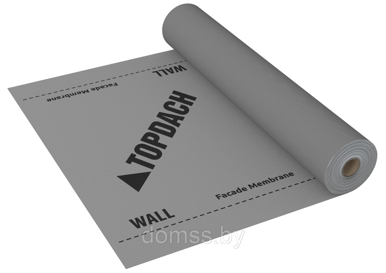 Ветроизоляционная мембрана WALL PROTECT (TOPDACH WALL однослойная ветрозащитная мембрана)