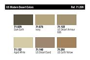 Набор AFV VALLEJO MODEL AIR: US MODERN DESERT COLORS (6*17мл), фото 3