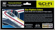 Набор VALLEJO MODEL AIR: STAR FIGHTERS COLORS (8*17мл), фото 2