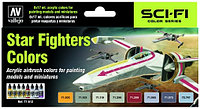Набор VALLEJO MODEL AIR: STAR FIGHTERS COLORS (8*17мл)