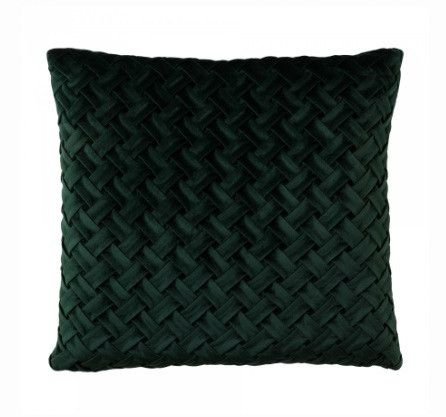 Подушка с чехлом декоративная "Найл" 43*43см, зеленый