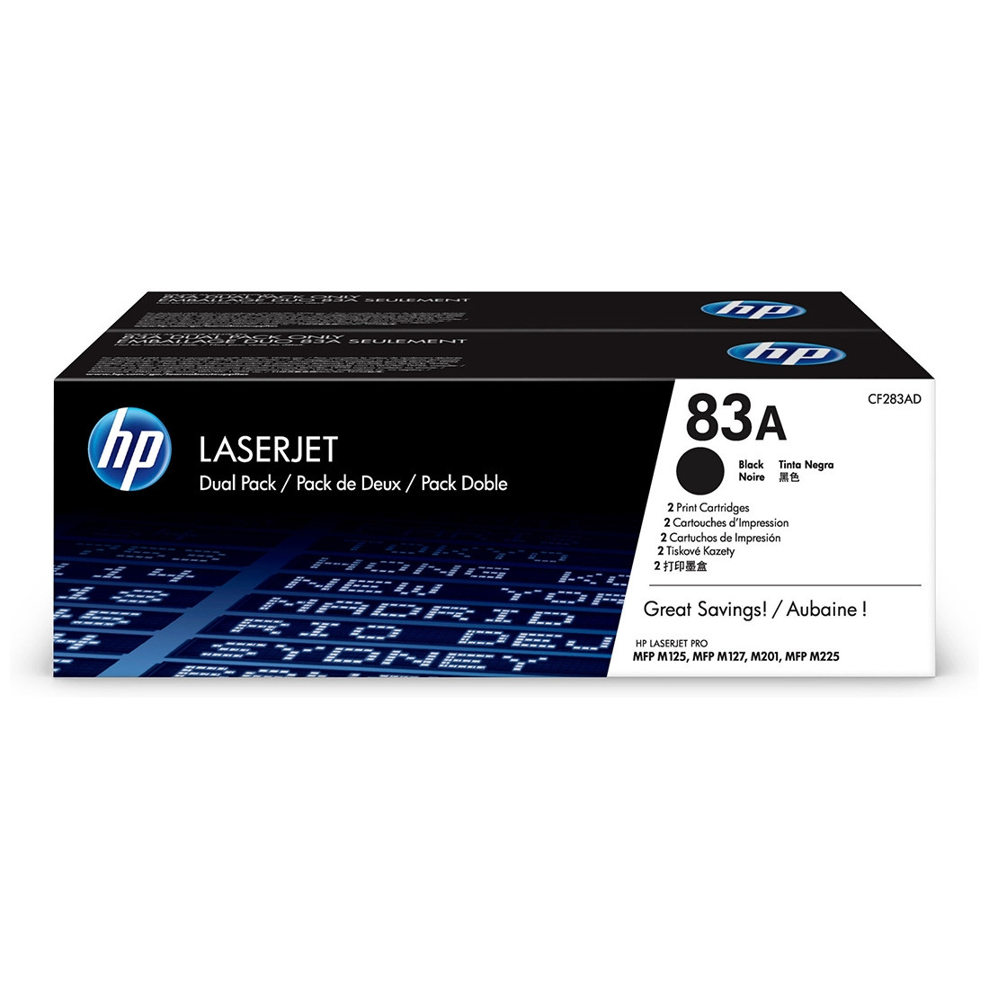 Картридж 83AF/ CF283AF (для HP LaserJet Pro M125/ M126/ M127/ M128/ M201/ M225) двойная упаковка
