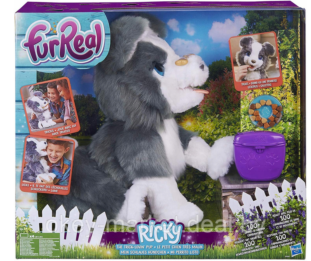 Интерактивная игрушка Hasbro FurReal Friends Щенок Хаски E0384 - фото 3 - id-p110777418