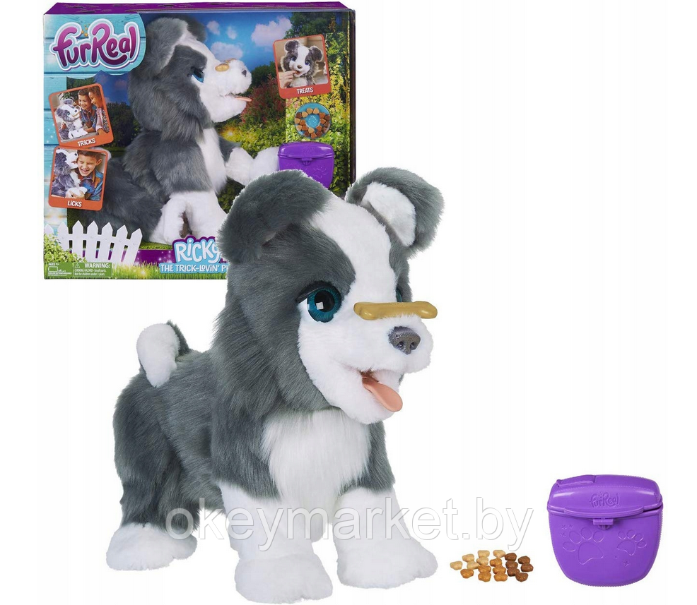 Интерактивная игрушка Hasbro FurReal Friends Щенок Хаски E0384 - фото 2 - id-p110777418