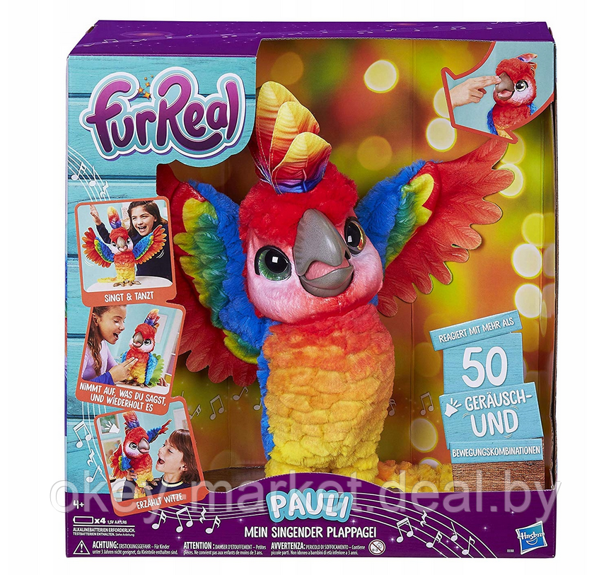 Интерактивная игрушка Hasbro FurReal Friends Поющий Кеша - фото 2 - id-p110778885