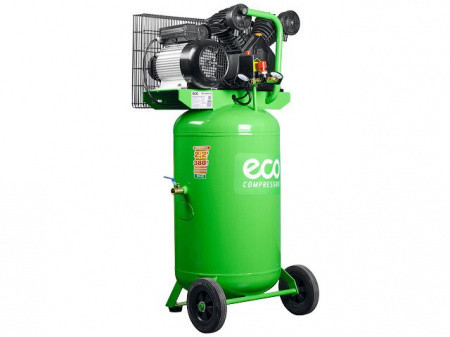 ECO AE-1004V-22 Компрессор 380 л/мин, 8 атм, поршневой, масляный, ресив. 100 л, 220 В, 2.20 кВт - фото 1 - id-p110652182