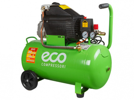 ECO AE-501-1 Компрессор 260 л/мин, 8 атм, коаксиальный, масляный, ресив. 50 л, 220 В, 1.80 кВт