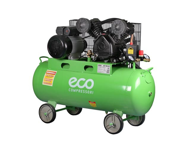 ECO AE-704-22 Компрессор (340 л/мин, 8 атм, ременной, масляный, ресив. 70 л, 220 В, 2.20 кВт)