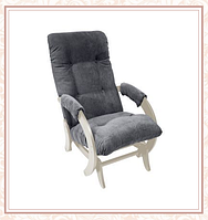 Кресло-качалка глайдер модель 68 каркас Дуб шампань ткань Verona Antrazite Grey